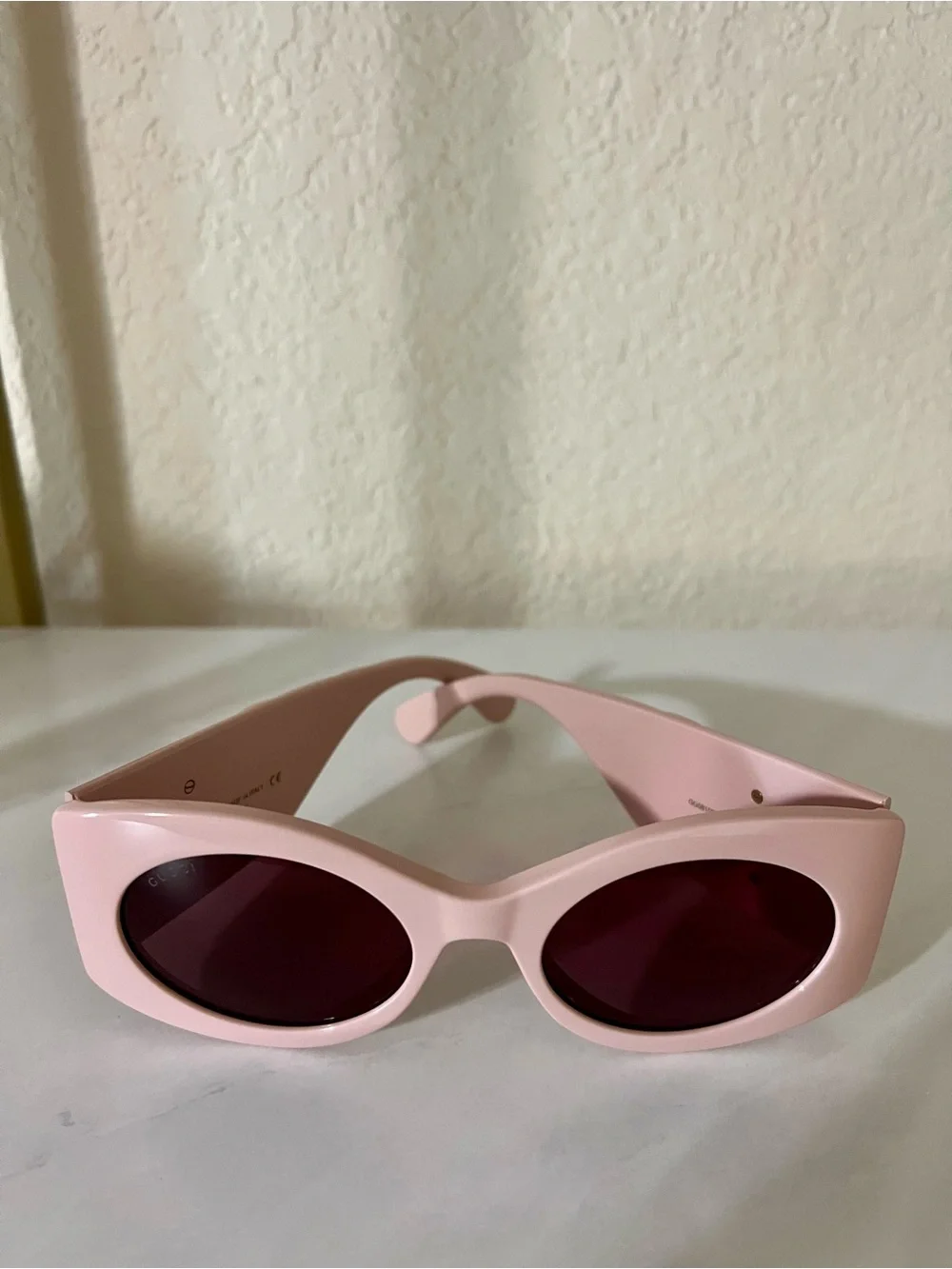Authentic Gucci GG0810S 003 Pink Oversized Sunglasses Barbie Pink